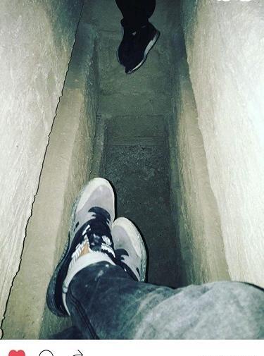 عکس داخل قبر خالی