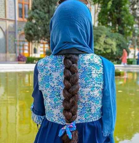 عکس فیک دختر از پشت سر طبیعی