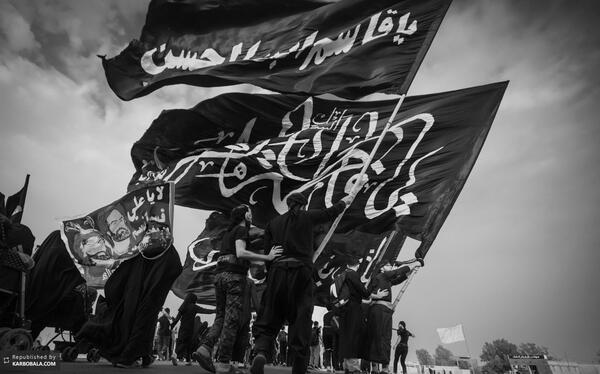 عکس هنری از پیاده روی اربعین