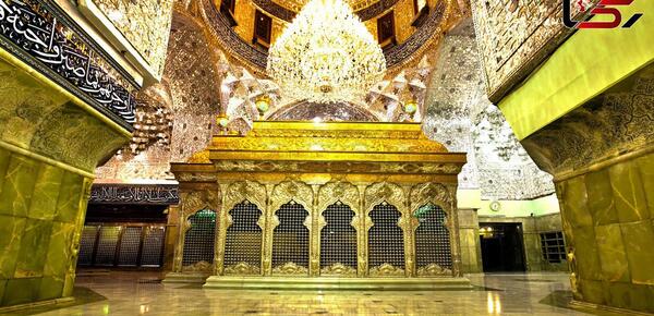 عکس سنگ قبر حضرت علی اصغر