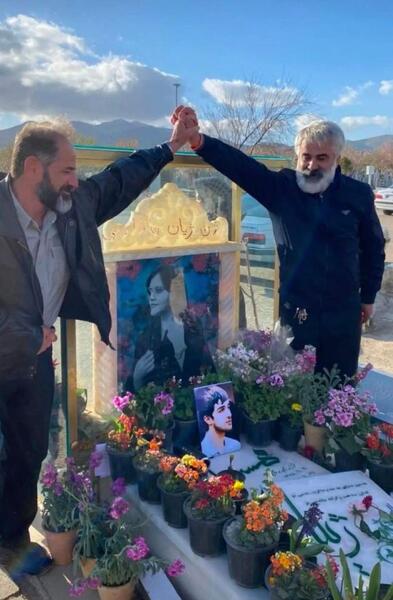 عکس سنگ قبر مهسا امینی جدید