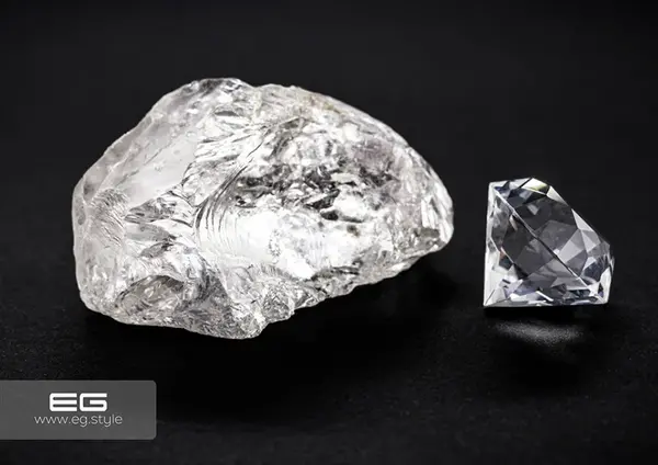 عکس سنگ الماس سفید