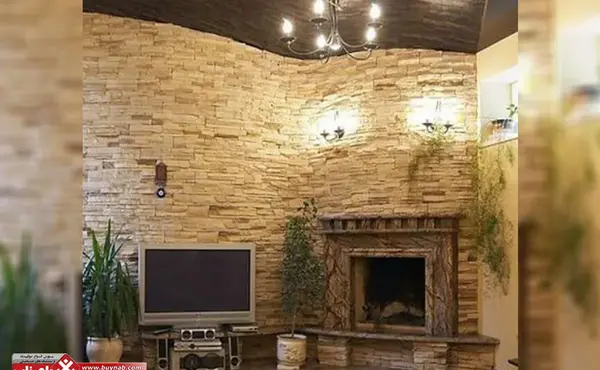 عکس سنگ انتیک روی دیوار