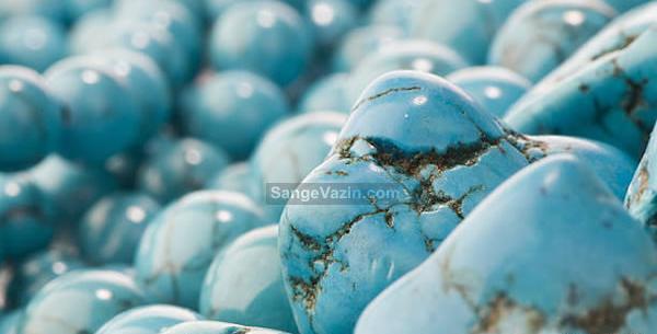 عکس سنگ آبی فیروزه ای