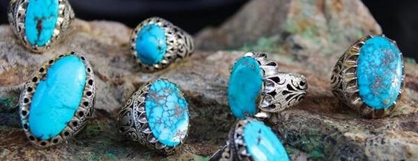 عکس سنگ آبی فیروزه ای