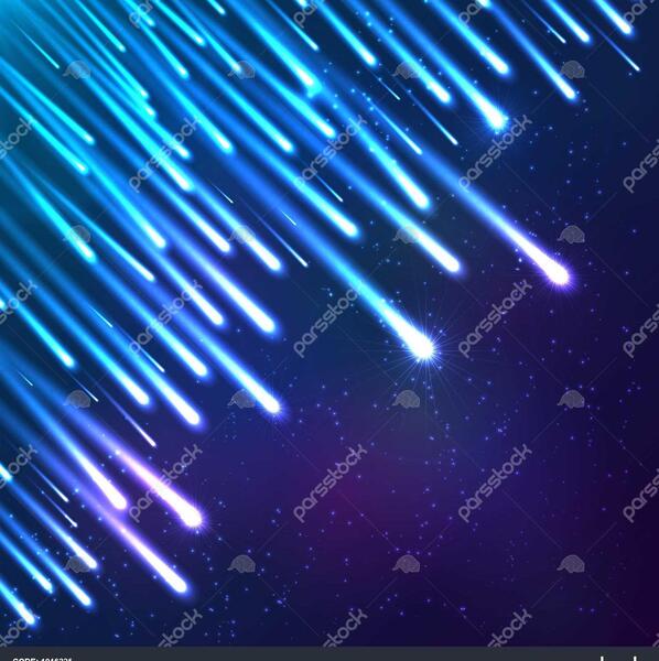 عکس شهاب سنگ آبی