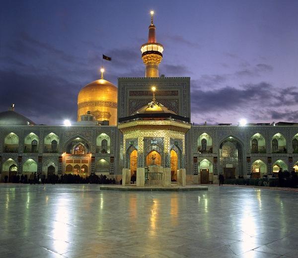 عکس پیاده روی حرم امام رضا