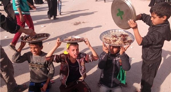 عکس بچه ها در پیاده روی اربعین
