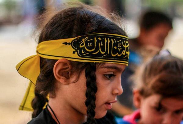 عکس بچه ها در پیاده روی اربعین