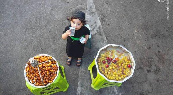 عکس بچه ها در پیاده روی اربعین