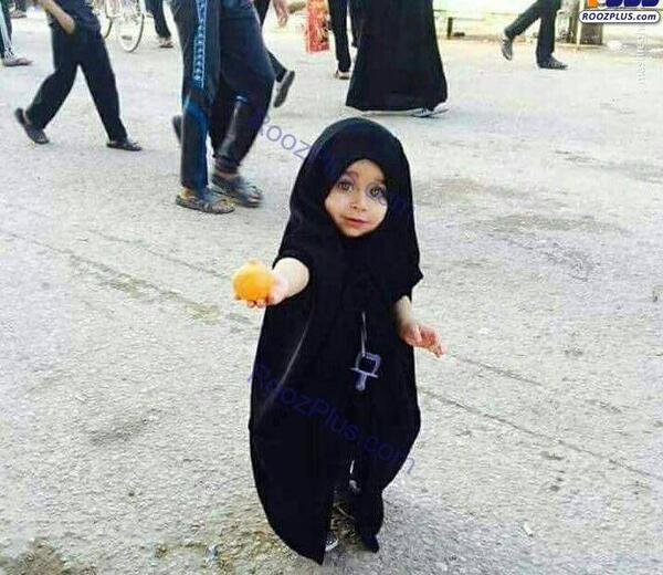عکس بچه ها در پیاده روی اربعین