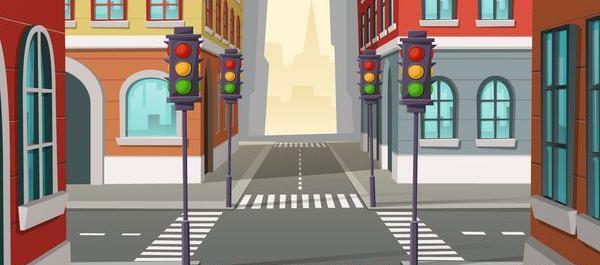 عکس پیاده روی کارتونی