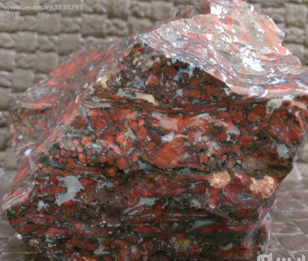 عکس سنگ جاسپر قرمز