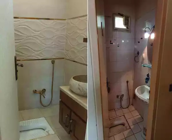 عکس سنگ دستشویی کثیف