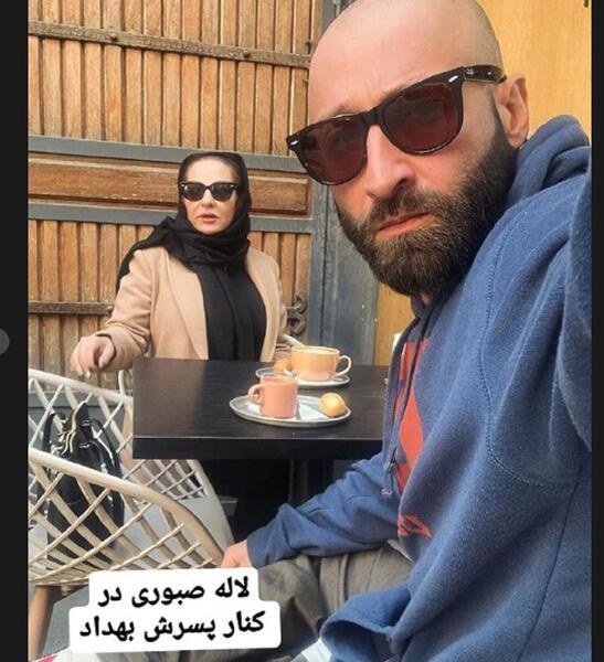 عکس همسر دوم لاله صبوری