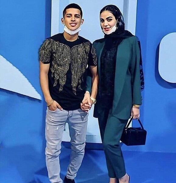 عکس همسر جدید مهدی قائدی