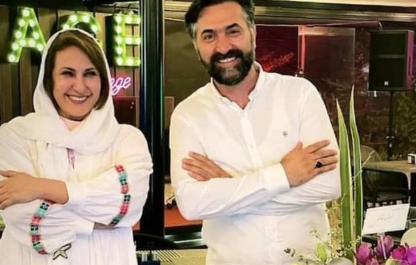 عکس عبدالرضا گنجی همسر فاطمه گودرزی