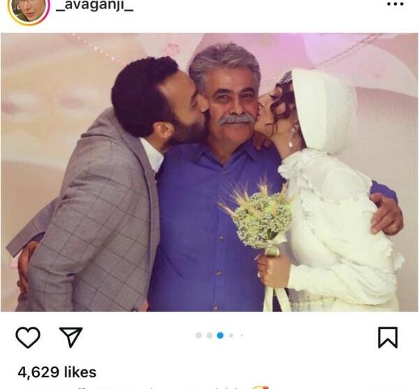 عکس عبدالرضا گنجی همسر فاطمه گودرزی