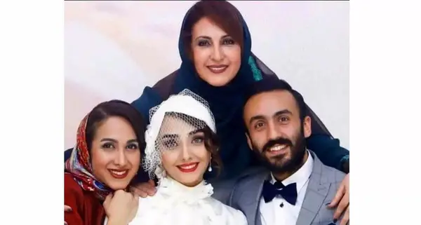 عکس همسر و فرزندان فاطمه گودرزی