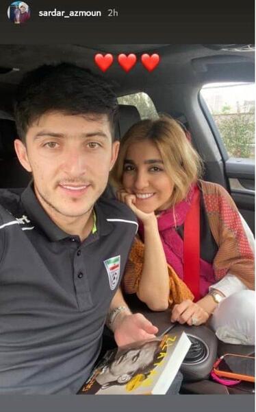 عکس همسر واقعی سردار آزمون
