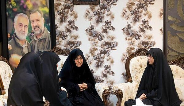 عکس همسر دوم سردار سلیمانی