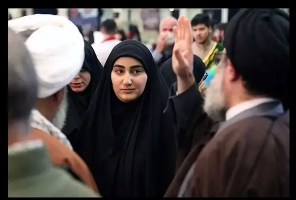 عکس همسر لبنانی سردار سلیمانی