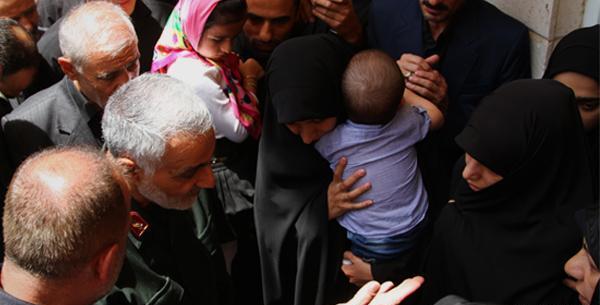 عکس همسر شهید سردار سلیمانی