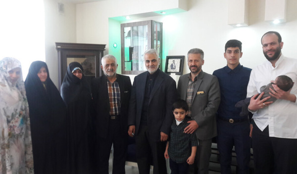 عکس همسر سردار قاسم سلیمانی