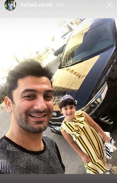 عکس فرهاد ظریف و همسر دومش