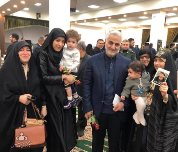 عکس همسر شهید حاج قاسم سلیمانی