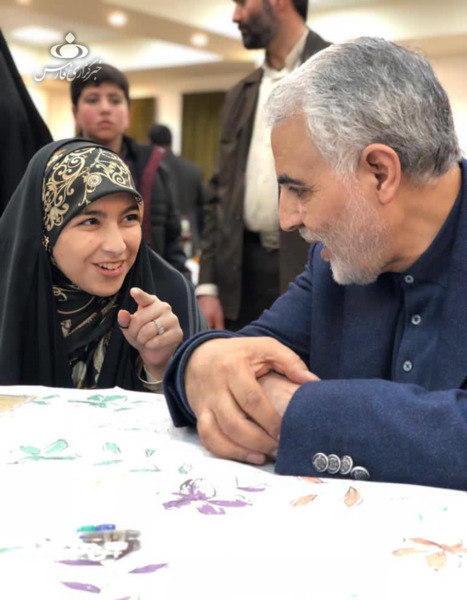 عکس همسر و بچه های سردار سلیمانی