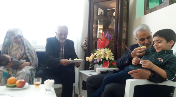 عکس همسر و فرزندان شهید سردار سلیمانی