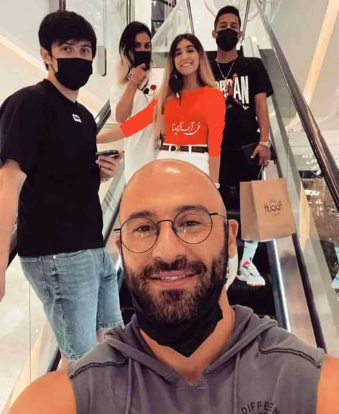 عکس بارداری همسر سردار آزمون