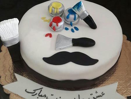 عکس کیک همسرم روزت مبارک