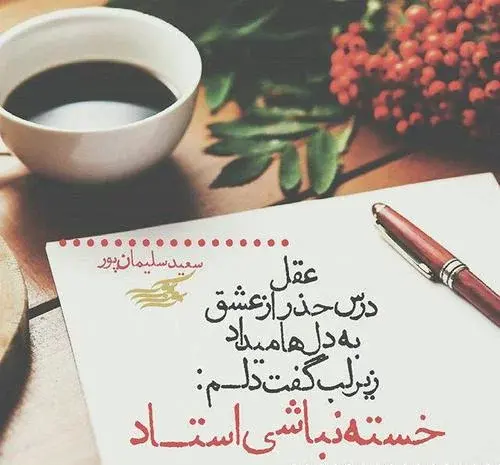 عکس خسته نباشی همسرم