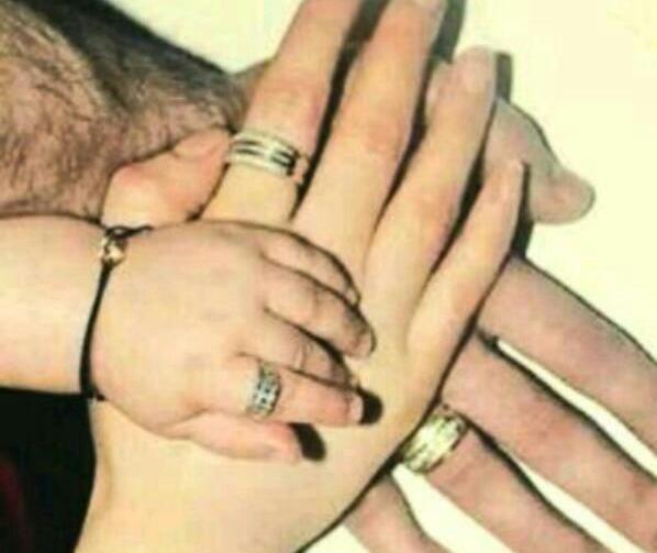 عکس نوشته برای همسرم و دخترم