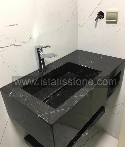 عکس سنگ دستشویی مشکی