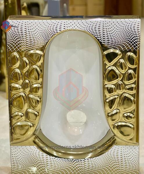 عکس سنگ دستشویی طلایی