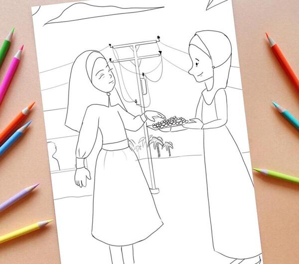 عکس نقاشی درباره اربعین