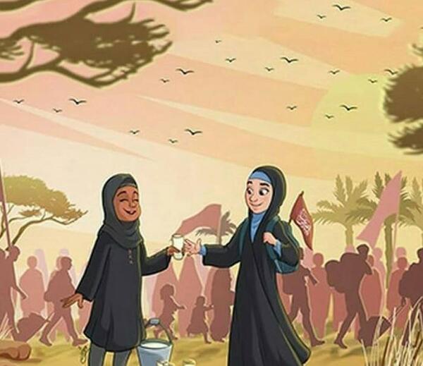 عکس نقاشی درباره اربعین