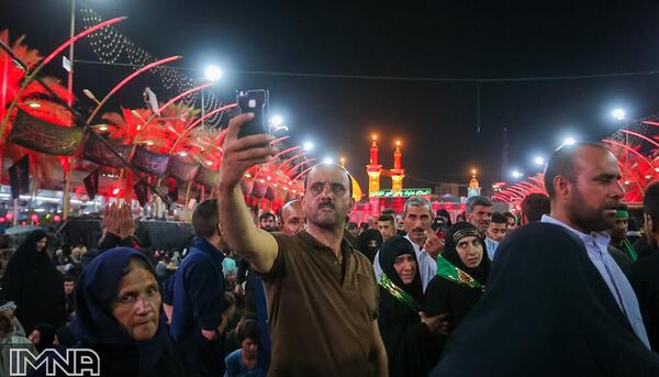 عکس از حرم امام حسین اربعین