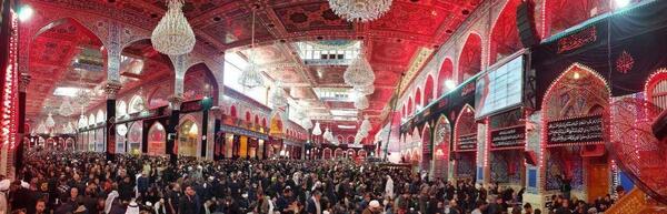 عکس از حرم امام حسین اربعین