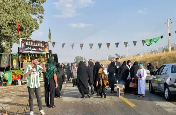 عکس پیاده روی جاماندگان اربعین