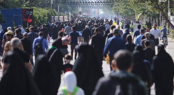 عکس پیاده روی جاماندگان اربعین