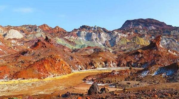 عکس سنگ رنگین کمانی
