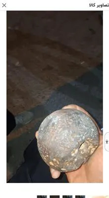 عکس سنگ سفید گرد