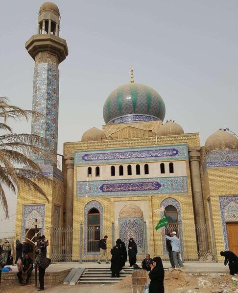 عکس سنگ سبز مسجد سهله