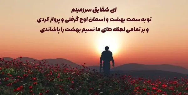 عکس نوشته سفرت بی خطر عزیزم