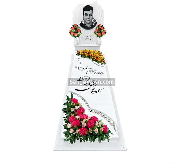 عکس سنگ مزار مرمر
