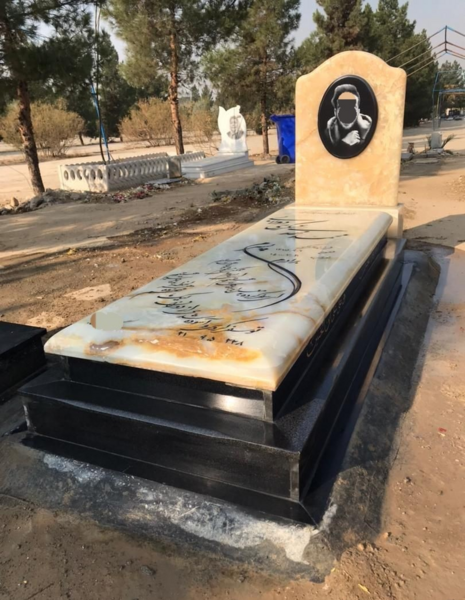 عکس سنگ مزار مرمر
